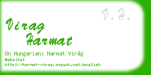 virag harmat business card